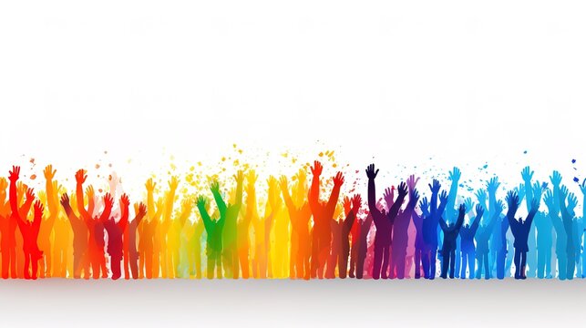 Human Rights Day symbolizes the promotion of human rights, Freedom and peace,generated with AI.