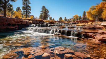 Waterfall Hot Springs National Park, HD, Background Wallpaper, Desktop Wallpaper