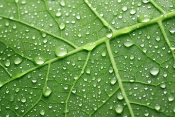 fresh morning dew on a leaf