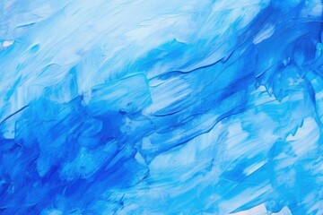 Fototapeta na wymiar distinct watercolor brush strokes in different shades of blue