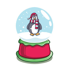 pinguin on christmas