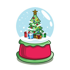 christmas tree with gifts