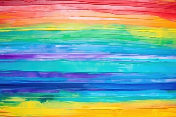 layered rainbow watercolor paint creating a striped texture