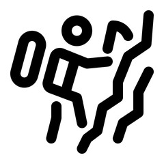 Ice Climbing Icon