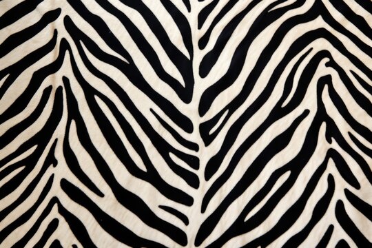 macro shot of a zebra striped rug or carpet