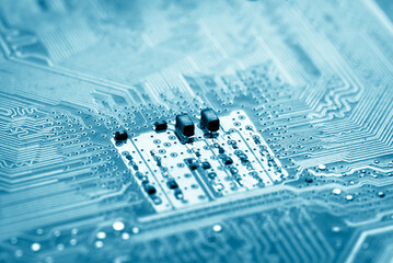 Abstract,close up of Mainboard Electronic background.
(logic board,cpu motherboard,circuit,system...