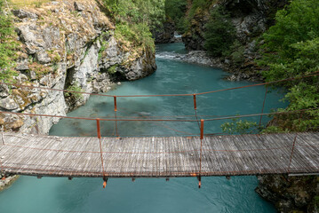 A bridge for mountain hikers in western Norway. 