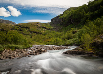 Mountain river in western Norway.