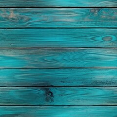 Turquoise Wood Table Background, Empty Turquoise Wooden Desk Top for Product Advertising