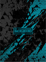 black background gray spots triangle polka dot effect