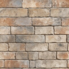 seamless pattern of tile brick mortar background texture