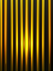 Soft golden neon glow. Futuristic vertical wallpaper.