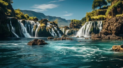 Fototapeta na wymiar Toscane Italy Natural Spa Waterfalls Hot, HD, Background Wallpaper, Desktop Wallpaper