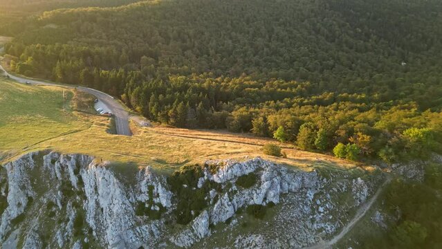 Col de la Bataille, Ombleze. In the Vercors mountains in France