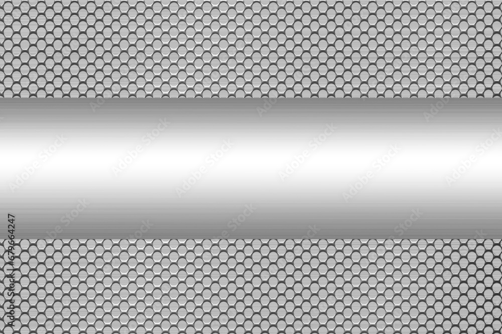 Poster honeycomb mesh background with text