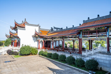 Obraz premium Yaowan Wanlou, Xiangtan City, Hunan Province, China