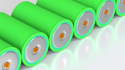 green 4680 battery pack, High-capacity accumulator cell modules, tables cell, Electric vehicle...