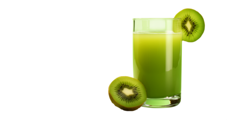 kiwi juice and kiwi fruit - transparent PNG file - premium pen tool cutout