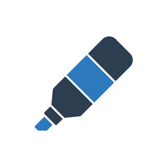 Highlighter Icon - Marker pen Icon