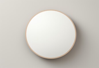 a white circle on a grey background
