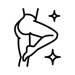 Varicose veins line icon concept. Varicose veins vector linear illustration, symbol, sign