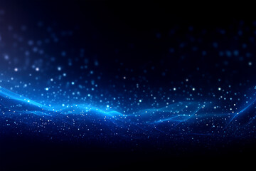 dark blue and glow on background