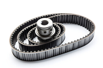 Naklejka premium Precision Engineering: Captivating Visuals of Motors, Gears, and Machinery 