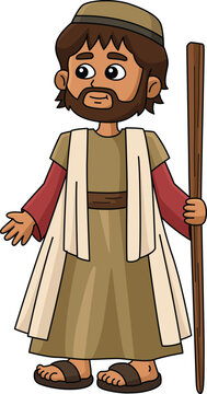 recommend clip art: Joseph Cartoon Colored Clipart Illustration