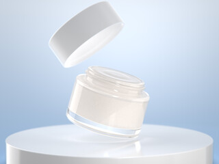 white cosmetic container