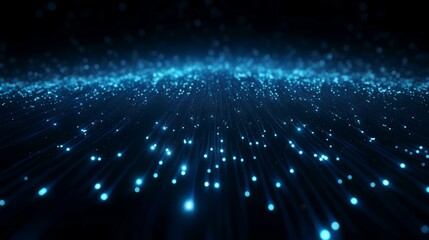 Dark blue and glow practical abstract background