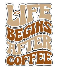 Retro, Coffee  Craft Design. T-shirt Design. Illustration