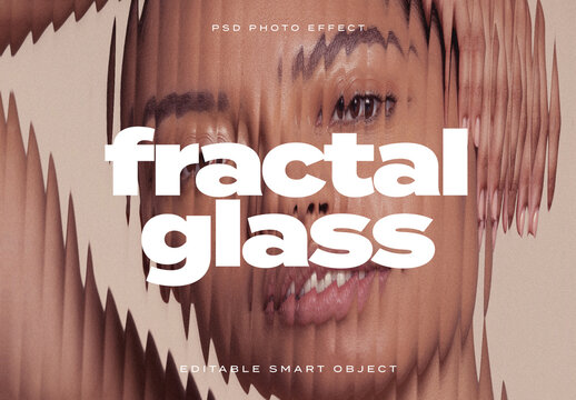 Fractal Glass Photo Effect