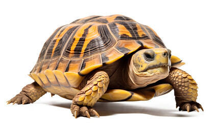 Obraz premium Turtle isolated on white background, Generative AI