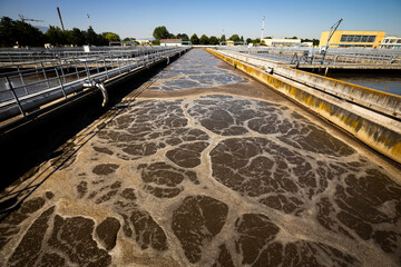 Wastewater treatment facility - Sewage Treatment. Also called municipal wastewater or sewage.