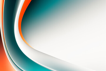 Obraz premium Bright ornage color gradient background design. Abstract geometric background with liquid shapes. Vector illustration.
