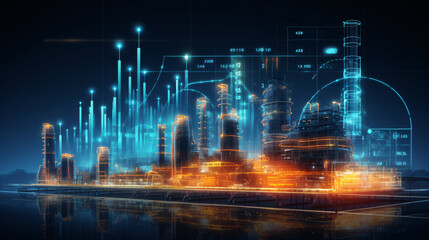 Integrated Petrochemical Infrastructure: Power Plant Refinery, Storage Facilities, and Demand Price Insights in Oil & Gas Production