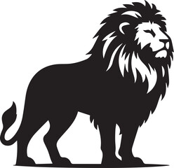 Lion Silhouettes EPS Lion Vector Lion Clipart