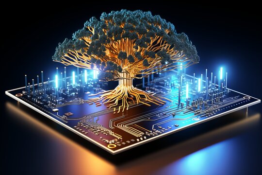 Ai technology for businesses supporting data exchange and machine learning implementation.