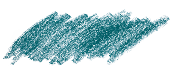 green pencil strokes isolated on transparent background