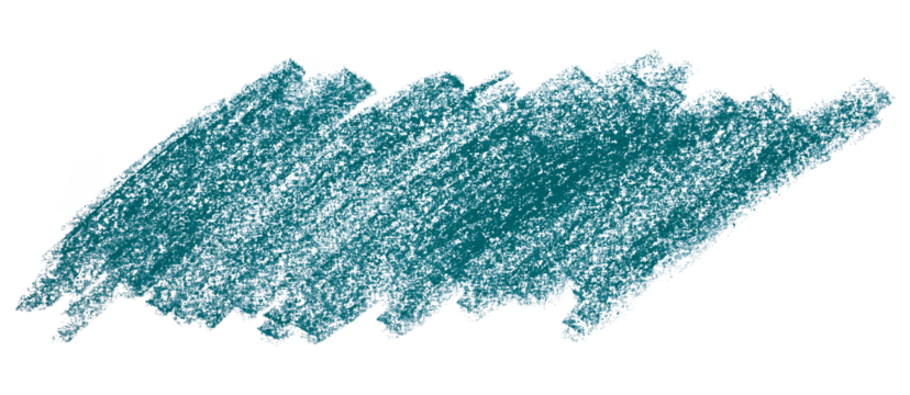 green pencil strokes isolated on transparent background