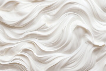 Close up of creamy vanilla yogurt   white natural delight with full coverage background - obrazy, fototapety, plakaty