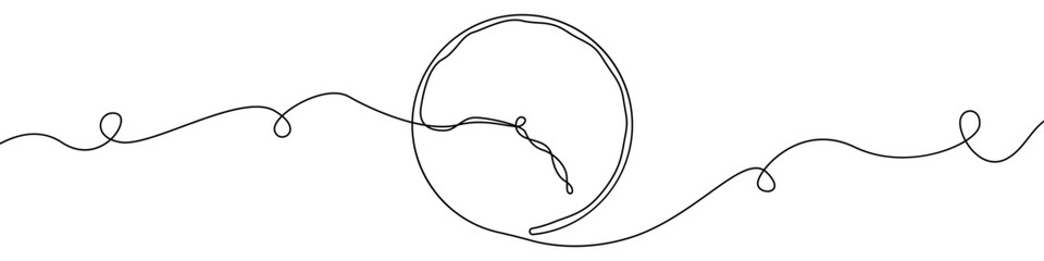 Clock icon line continuous drawing vector. One line Timer icon vector background. Clock hands sign icon. Continuous outline of a Clock icons.