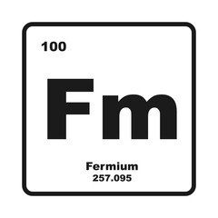 Fermium chemistry icon