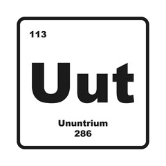 Ununtrium chemistry icon