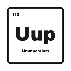 Ununpentium chemistry icon