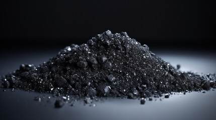 Himalayan black rock salt used in South Asia, Himalayas, Pakistan