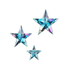 3d holographic shape, reflective glass dispersion