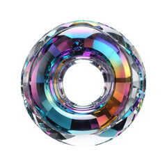 3d holographic shape, reflective glass dispersion