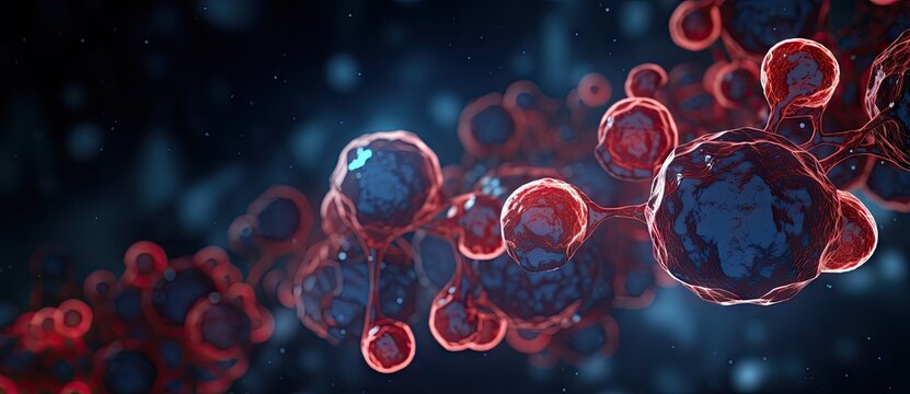 A Colorful Medley of Red and Blue Blood Cells