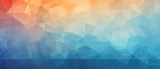 Fototapeta premium A Vibrant Fusion of Blue, Orange, and Red in an Abstract Background